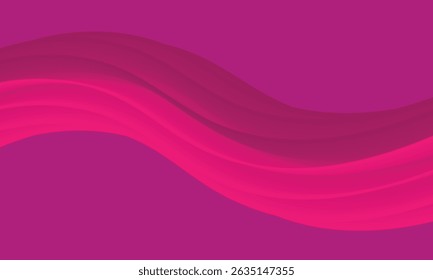 A vibrant abstract background featuring a wavy gradient design in shades of pink and purple. The smooth, flowing lines create a dynamic and modern aesthetic. Great for presentations and more.