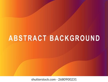 Vibrant Abstract Background with Flowing Gradient Waves in Warm Colors for Modern Design Projects and Creative Presentations