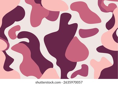 Fundo abstrato vibrante com formas fluidas e orgânicas em fundo branco.