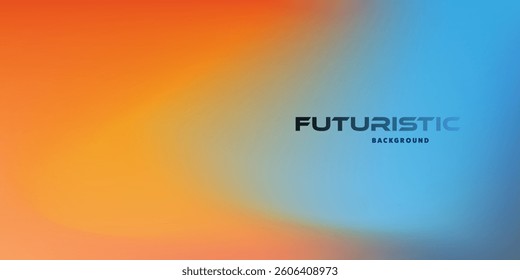 A vibrant abstract background with fluid, wavy patterns in deep blue, light blue, orange, and brown. The soft, blurry gradient creates a modern, artistic, and versatile design for creative projects.