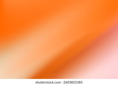 Vibrant abstract background with a gradient of orange hues transitioning to soft pink for design usage.