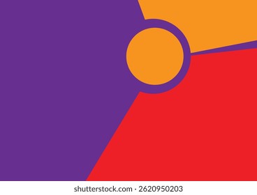Vibrant abstract for background. Orange, red, and purple geometric shapes for banners, cover, and artwork design.
