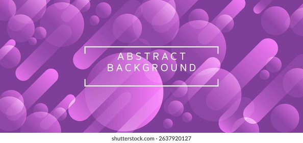 Vibrant Abstract Background with Overlapping Translucent Circles and Angled Shapes in Shades of Pinkish-Purple, Featuring Soft Blurred Edges for Depth 