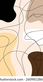Vibrant Abstract Background Phone Wallpaper Vector Illustration – Modern Fluid Gradient Design with Dynamic Shapes and Colorful Aesthetic for Digital Screens