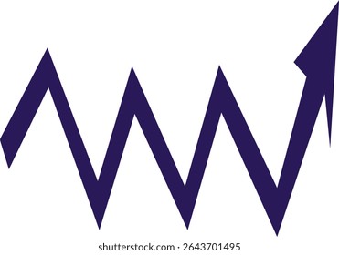 Vibrant abstract background with sharp geometric arrows and energetic zigzag lines