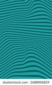 Fondo abstracto vibrante con líneas onduladas suaves en tonos púrpura y rosa. Patrón de ilusión óptica moderna que crea un efecto de flujo 3D. Diseño geométrico fluido de moda para carteles, Fondos de pantalla y dígitos