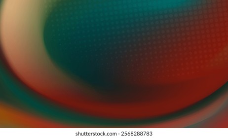 Vibrant abstract background with a teal and orange wave