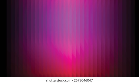 Vibrant abstract background with vertical gradient stripes in shades of pink, purple, and red, creating dynamic and modern design