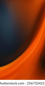 Vibrant  abstract background with a vertical orange and black wave