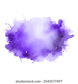 A vibrant and abstract blue watercolor splash. Perfect for backgrounds, overlays, or artistic designs.
