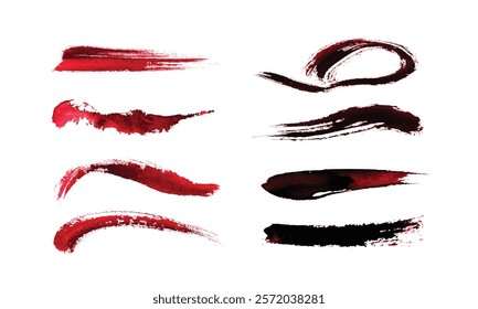 Vibrant Abstract Brush Strokes for Creative Designs