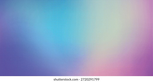 Lebendige abstrakte Farbe Farbverlauf Hintergrund mit Punkten und weiches Licht Halo Textur Muster moderne Illustration