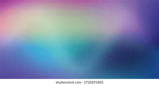 Lebendige abstrakte Farbe Farbverlauf Hintergrund mit Punkten und weiches Licht Halo Textur Muster