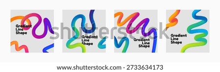 Vibrant abstract color waves with flowing ribbons create dynamic backgrounds. Modern gradient patterns blend colorful shapes in fluid 3D design for creative projects.