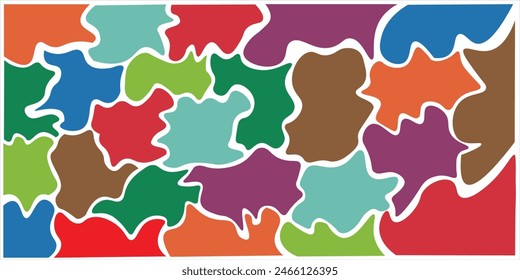 Vibrant abstract colorful background with dynamic purple orange and turquoise design. Perfect for creative and modern backgrounds.