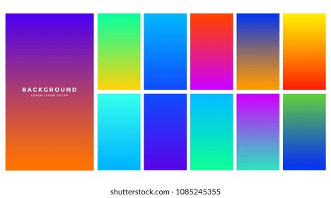 vibrant abstract colorful gradient background