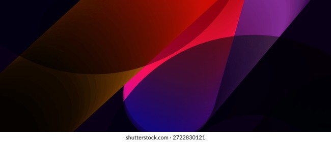 Vibrant Abstract Colorful Waves Design for Creative Projects
