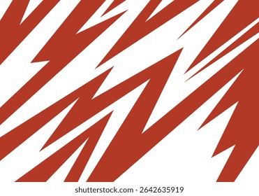 Vibrant abstract colourful background with sharp geometric spikes and energetic zigzag lines.