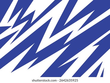 Vibrant abstract colourful background with sharp geometric spikes and energetic zigzag lines.