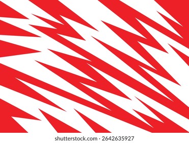 Vibrant abstract colourful background with sharp geometric spikes and energetic zigzag lines.