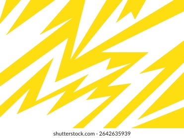 Vibrant abstract colourful background with sharp geometric spikes and energetic zigzag lines.