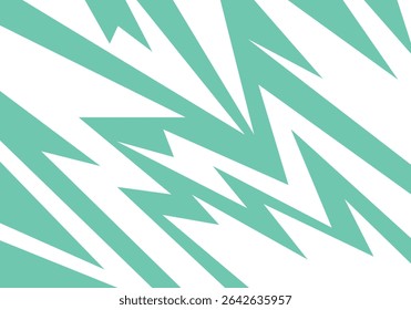 Vibrant abstract colourful background with sharp geometric spikes and energetic zigzag lines.