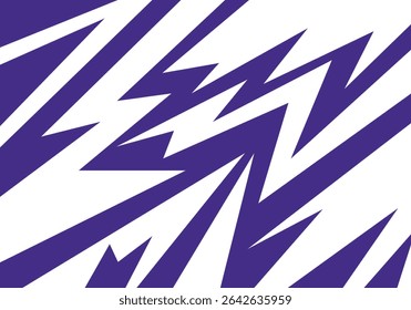 Vibrant abstract colourful background with sharp geometric spikes and energetic zigzag lines.