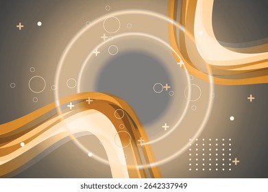 Vibrant abstract composition featuring smooth gradient patterns in shades with color, creating a sense of modernity and creativity. Ideal for backgrounds, design projects, or artistic concepts.