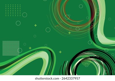 Vibrant abstract composition featuring smooth gradient patterns in shades with color, creating a sense of modernity and creativity. Ideal for backgrounds, design projects, or artistic concepts.