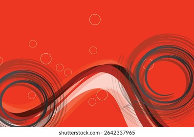 Vibrant abstract composition featuring smooth gradient patterns in shades with color, creating a sense of modernity and creativity. Ideal for backgrounds, design projects, or artistic concepts.