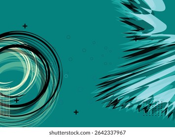 Vibrant abstract composition featuring smooth gradient patterns in shades with color, creating a sense of modernity and creativity. Ideal for backgrounds, design projects, or artistic concepts.