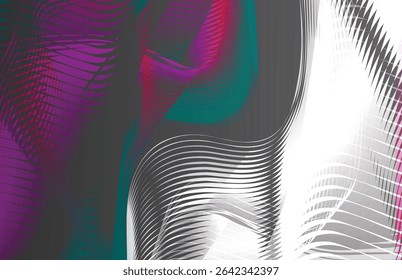 	
Vibrant abstract composition featuring smooth gradient patterns in shades with color, creating a sense of modernity and creativity. Ideal for backgrounds, design projects, or artistic concepts.