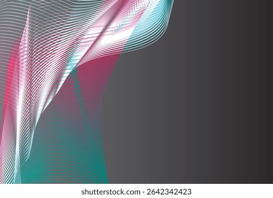 	
Vibrant abstract composition featuring smooth gradient patterns in shades with color, creating a sense of modernity and creativity. Ideal for backgrounds, design projects, or artistic concepts.