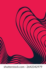 Vibrant abstract composition featuring smooth gradient patterns in shades with color, creating a sense of modernity and creativity. Ideal for backgrounds, design projects, or artistic concepts.