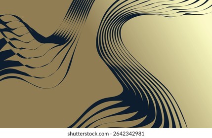 Vibrant abstract composition featuring smooth gradient patterns in shades with color, creating a sense of modernity and creativity. Ideal for backgrounds, design projects, or artistic concepts.
