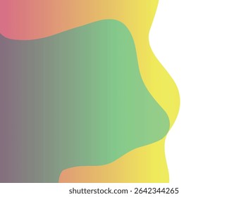 	
Vibrant abstract composition featuring smooth gradient patterns in shades with color, creating a sense of modernity and creativity. Ideal for backgrounds, design projects, or artistic concepts.