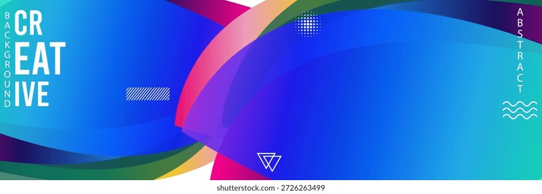 Diseño de fondo creativo Abstractas vibrante