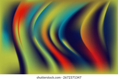 Vibrant abstract design featuring smooth multicolor gradients with fluid flowing waves. Ideal for posters, covers, branding, digital artwork, and creative projects.