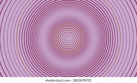 Vibrant abstract design with radial concentric circles. Optical art creates mesmerizing effect.