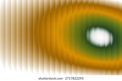 Vibrant abstract design with yellow, green, and white hues on transparent background