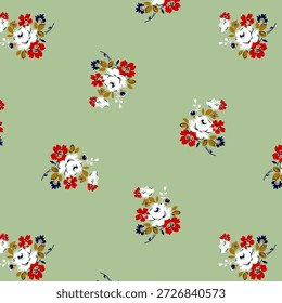 Padrão floral abstrato vibrante com formas orgânicas fluidas, texturas em camadas e cores harmoniosas, projetado para impressão de tecido moderno e adequado para moda ou decoração de casa.