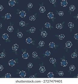 Patrón floral abstracto vibrante con Formas orgánicas que fluyen, texturas en capas y colores armoniosos, diseñado para la impresión de telas modernas y adecuado para la decoración de la moda o el hogar.