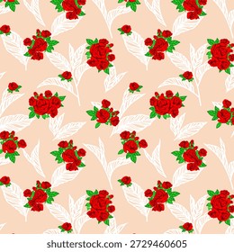 Patrón floral abstracto vibrante con Formas orgánicas que fluyen, texturas en capas y colores armoniosos, diseñado para la impresión de telas modernas y adecuado para la decoración de la moda o el hogar.