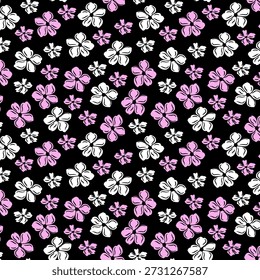 Patrón floral abstracto vibrante con Formas orgánicas fluidas, texturas en capas y colores armoniosos, diseñado para la impresión de tela moderna y adecuado para la decoración de moda o el hogar.