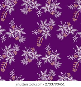Patrón floral abstracto vibrante con Formas orgánicas fluidas, texturas en capas y colores armoniosos, diseñado para la impresión de tela moderna y adecuado para la decoración de moda o el hogar.