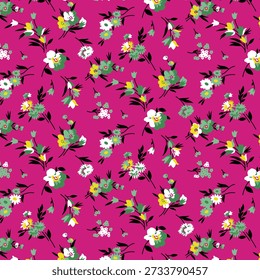 Patrón floral abstracto vibrante con Formas orgánicas fluidas, texturas en capas y colores armoniosos, diseñado para la impresión de tela moderna y adecuado para la decoración de moda o el hogar.