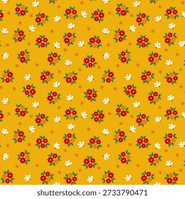 Patrón floral abstracto vibrante con Formas orgánicas fluidas, texturas en capas y colores armoniosos, diseñado para la impresión de tela moderna y adecuado para la decoración de moda o el hogar.