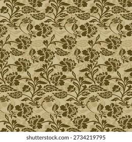Patrón floral abstracto vibrante con Formas orgánicas fluidas, texturas en capas y colores armoniosos, diseñado para la impresión de tela moderna y adecuado para la decoración de moda o el hogar.