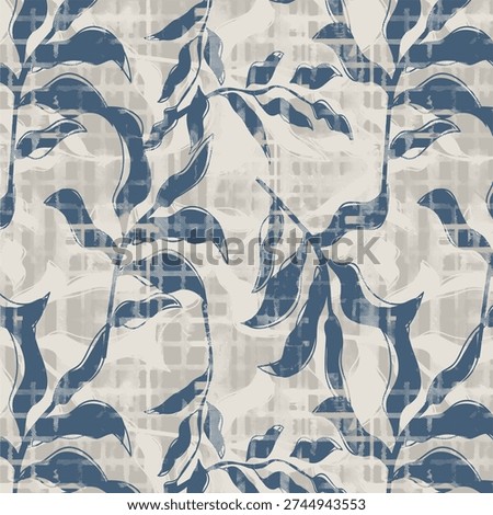 Vibrant abstract floral pattern featuring flowing organic shapes, layered textures, and harmonious colors, designed for modern fabric printing and suitable for fashion or home décor.