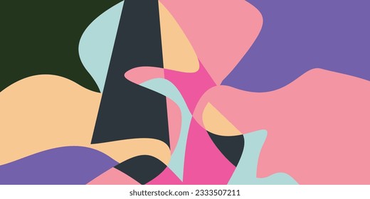 vibrant abstract fluid background for a festival in the summer